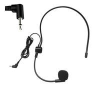 Head Microphone Wired Noise Canceling Flexible Boom Voice Amplifier