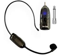 Head Microphone Wireless, Head Sets with Microphones, Bluetooth Headset Mic Ideal for Speakers PA System Voice Amplifier Wireless Microphone megaphone for Teacher, Tour Guides, Fitness Instructor