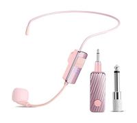 Head Microphone Wireless, Head Sets with Microphones, Bluetooth Headset Mic Ideal for Speakers PA System Voice Amplifier Wireless Microphone megaphone for Teacher, Tour Guides, Fitness Instructor