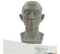Head Model for Artists, Planar Head Model for Artists, for Learning Planes and Light Details, Human Manikin Head for Medical and Artistic Drawing Sketching Painting