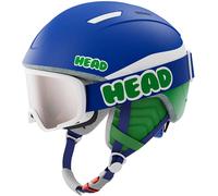HEAD MOJO SET Kinderskihelm blau-grün XXS 47-51cm