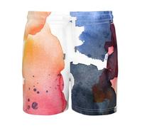 Head Motion Watercolor Sweat Shorts Unisex, UK S