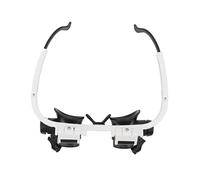 Head Mount Magnifying Glasses, 8X 15X 23X Wearable Bracket Magnifier Repair Tool with 2 LED Lights for Watch Repair, Jewelry Appraisal