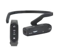 Head Mounted Camera, 4K FHD 1080P 60FPS Head Wearable Video Camcorder Vlog Camera Recorder, 130 Degree Stabilization Hands Off Camera Webcam with Remote, Support 256GB