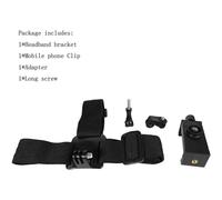 Head-Mounted smartphone Holder First-Person Video Outdoor Live Bracket for iPhone 15 14 13 Pro Max GoPro 12 11 10 9 DJI Action 4