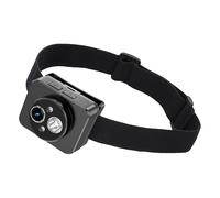 Head Mounted Video Camera - Black Color Headlamp Lighted Action Camera | Easy To Use Reusable Smart Sensing Control Shock-Absorbing Electronics Supplies Portable For Adventure Hiking