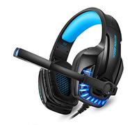 Head-mounted wire-controlled headset with microphone desktop subwoofer computer headset glare headset