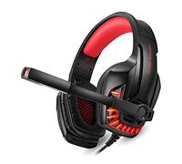 Head-mounted wire-controlled headset with microphone desktop subwoofer computer headset glare headset