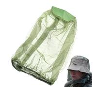 Head Net Mesh - Automatic Shrink Fly Mesh Net - Lightweight Hat Shield, Fly Protection Gear for Fishing Beach Gardening Hiking Climbing