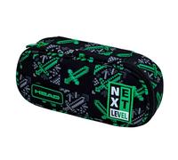 HEAD NEXT LEVEL Soft Pencil Case, 22 x 9 x 5 cm, 1 Compartment, Game Theme for Boys, School Age, with Utensil Organizer