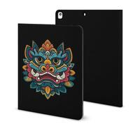 Head of A Chinese Mythical Beast Funny Tablet Case Compatible with IPAD 2020 （10.2in） Personality Protective Cover with Pen Slot