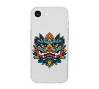 Head of A Chinese Mythical Beast TPU Cell Phone Case Compatible with iPhone 16/16 Plus/16 Pro/16 Pro Max/16 E Soft Protective Shell