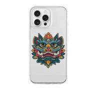 Head of A Chinese Mythical Beast TPU Cell Phone Case Compatible with iPhone 16/16 Plus/16 Pro/16 Pro Max/16 E Soft Protective Shell
