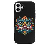 Head of A Chinese Mythical Beast TPU Cell Phone Case Compatible with iPhone 16/16 Plus/16 Pro/16 Pro Max/16 E Soft Protective Shell