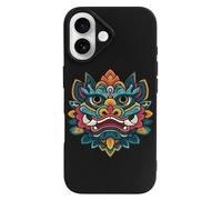 Head of A Chinese Mythical Beast TPU Cell Phone Case Compatible with iPhone 16/16 Plus/16 Pro/16 Pro Max/16 E Soft Protective Shell
