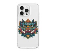 Head of A Chinese Mythical Beast TPU Cell Phone Case Compatible with iPhone 16/16 Plus/16 Pro/16 Pro Max/16 E Soft Protective Shell