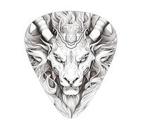 Head of the beast guitar pick set, 3 different thicknesses, 12 pieces for a variety of instruments