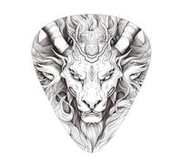 Head of the beast Stylish and durable guitar picks, three types of thin, medium and heavy guitar picks (12 pieces), suitable for guitar, bass, electric guitar, ukulele,