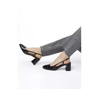 Head Over Heels By Dune Heel Coast Sling Court Shoes Black