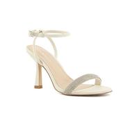 Head Over Heels By Dune Morillo Ecru Embellished Heeled Sandals Ecru