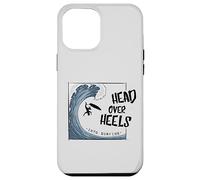 Head Over Heels Into Surfing | Ironic Big Wave Surfing Pun Case for iPhone 12 Pro Max