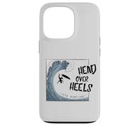 Head Over Heels Into Surfing | Ironic Big Wave Surfing Pun Case for iPhone 13 Pro