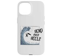 Head Over Heels Into Surfing | Ironic Big Wave Surfing Pun Case for iPhone 15