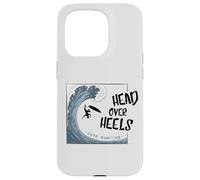 Head Over Heels Into Surfing | Ironic Big Wave Surfing Pun Case for iPhone 15 Pro