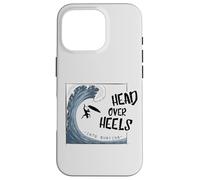 Head Over Heels Into Surfing | Ironic Big Wave Surfing Pun Case for iPhone 16 Pro