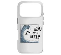 Head Over Heels Into Surfing | Ironic Big Wave Surfing Pun Case for iPhone 17 Pro