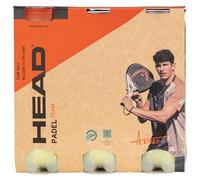 HEAD Tripack Of 3 Tubes Of 3 Padel Balls, Yellow