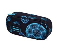 HEAD Pencil Case Football Fan AC6, Soft, 1 Chamber, Boy's School, 22 x 9 x 5 cm, with Tool Organizer