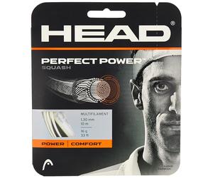 HEAD Perfect Power 17/1.20mm Squash 110M Reel - White