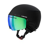 Head - Photochromic visor helmet - Cinema Photo for Men - Size 52-55 cm - Black Black 52-55 cm