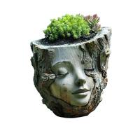 Head Planter Pot - Resin Head Planter | Waterproof Lady Face Plant Pots | Sun-Resistant Face Flower Pots | Goddess Heads Planterr for Home Offices Decoration