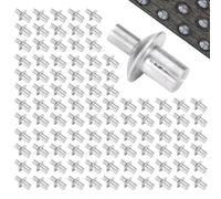 Head Pop Rivet Core Rivets - 100pcs Aluminum Core Rivets, Smooth Dome Head Pop Rivets | Round Head Rivets, Solid Construction Hammer Drive Nail in Anchor