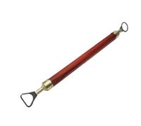 Head Pottery Trimming Tool Rosewood Grip and Carbides Edges Ceramicist ' s Shaping Tool for Versatile Clay Shaping Palisander Carving Instrument