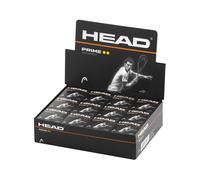 Head Prime Double Yellow Spot Squash Ball - Dozen