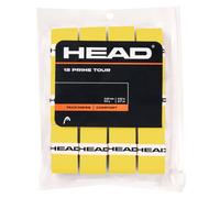 HEAD Unisex Prime Tour Overgrip 12 Pack Yellow Tennis Grip Tape, Yellow, Standard Size EU