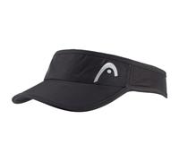 HEAD Women's Pro Player Visor, Black, Standard Size