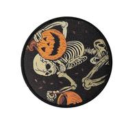 Head Pumpkin Patches: Halloween Embroidered Patches Set for Clothes, Bags, Jackets, Jeans - Decorative Sew or Iron on Patches for Kids Adults