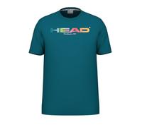 HEAD Men's Rainbow T-Shirt, Teal, S