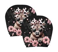 Head Rest Cover For Car 2 Pieces Funny Cute Univesal While The S Protector