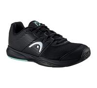 HEAD Revolt Court Mens Tennis Shoes, Black/Teal, 11 UK