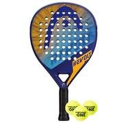 HEAD Revolt Padel Racket Set includes 3 HEAD Padel Balls