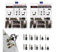 Head Rivet Nut Tool,Carbon Steel Rivet Nut Tool Set | Rivet Nut Tool Kit M3 M4 M5 M6 M8,High-Strength Hand Rivnut Riveter,Rivet Nut Tool for Automotive Repair,Metal Fabrication