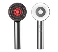 Head Scalp Massaging Brush, Portable Shiatsu Tool for Hair Growth, Red Light Electric Massager for Scalp & Hair, Home Relaxation Stress Relax, Type-C Charging (Grey)