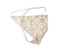 Head Scarf Headband - Boho Womens Hair Scarf,Elastic Crochet Flowers Daisy Lightweight Non Slip Headwrap for Workout Yoga Festival Cowgirl Braids Western Outfits