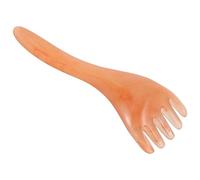 Head Scrap Comb Resin Scalp Massager Three Prong Pink
