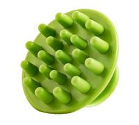 Head Scrubber - Silicone Shampoo Brush | 7x4.5cm Scalp Massager with Soft Flexible Bristles, Silicone Brush with Grip Handle, Hair Care Tool, Cleaning Massage for Shower Use